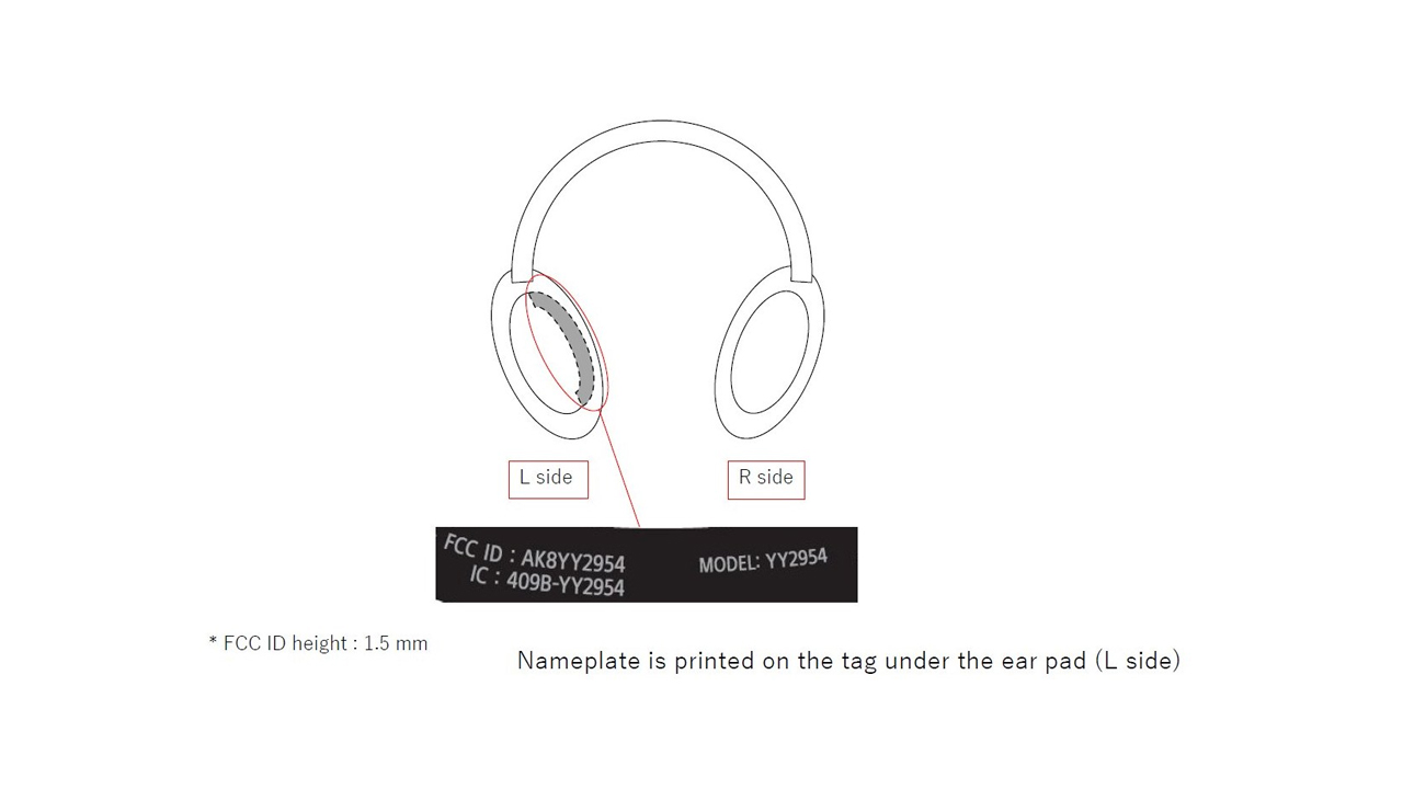 a patent illustration of a pair of headphones