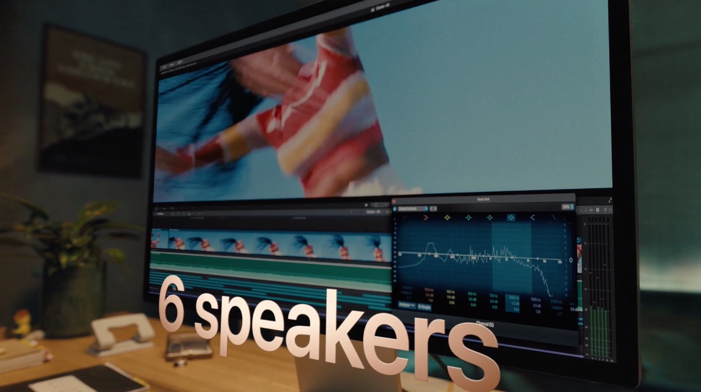 Apple Studio Display, as shown in the monitor's advertisement
